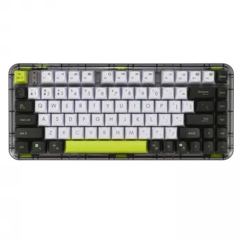 ASUS Jelly75 KD201 teclado mecánico, diseño 75%, USB, RF Wireless y Bluetooth, multicolor