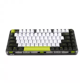 ASUS Jelly75 KD201 teclado mecánico, diseño 75%, USB, RF Wireless y Bluetooth, multicolor