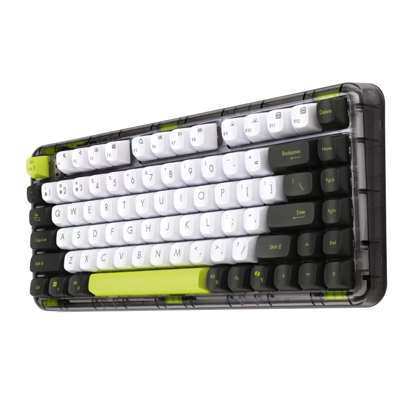 ASUS Jelly75 KD201 teclado mecánico, diseño 75%, USB, RF Wireless y Bluetooth, multicolor