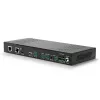 Lindy sistema de presentación HDBaseT con panel de control, 3840 x 2160 píxeles, transmisor y receptor AV, 70 m, con cable, negro, blanco, HDCP