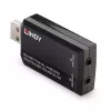 Lindy extensor IR inalámbrico bidireccional, transceptor, transmisor y receptor AV, 150 m, con cable, negro