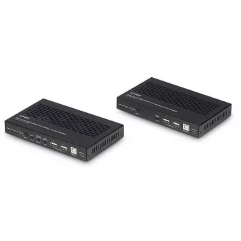 Lindy extensor KVM HDBaseT 3.0 Cat.6A de 100 m HDMI 4K60, audio, IR y RS-232