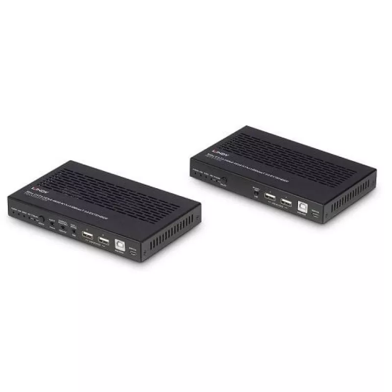 Lindy extensor KVM HDBaseT 3.0 Cat.6A de 100 m HDMI 4K60, audio, IR y RS-232