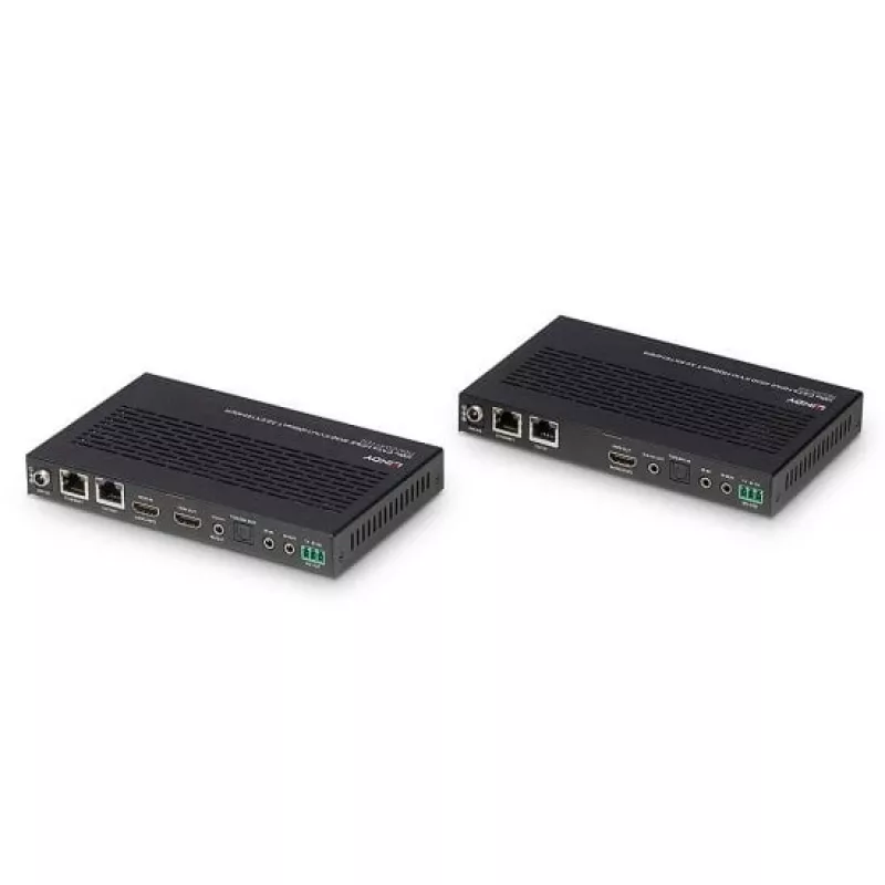Lindy extensor KVM HDBaseT 3.0 Cat.6A de 100 m HDMI 4K60, audio, IR y RS-232