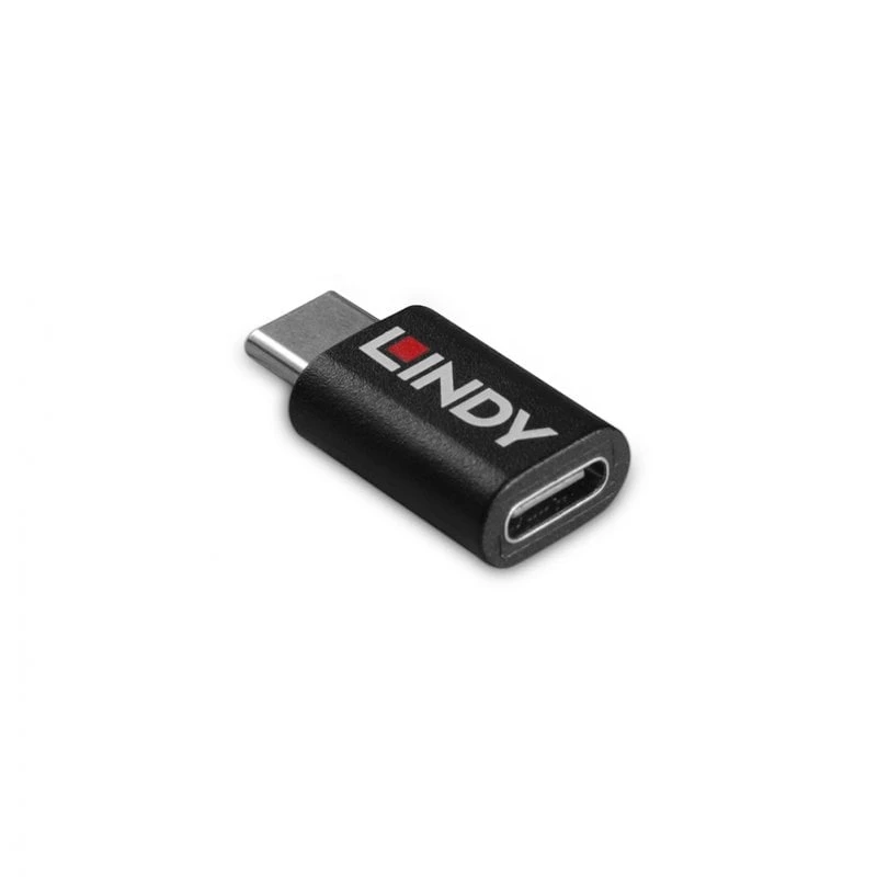 Lindy USB 3.2 Type-C a C 100W bloqueador de datos, USB Type-C, USB Type-C, negro