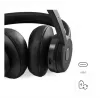 Hama BT700 Auricular inalámbrico diadema llamadas/música USB Type-C Bluetooth Negro