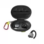 Hama Spirit Athletics Auricular True Wireless Stereo (TWS) con gancho deportivo Bluetooth Negro