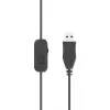 Trust HS-250 Auricular con cable diadema llamadas/música Negro