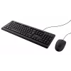 Trust TKM-250 Teclado ratón incluido Oficina USB QWERTZ Alemán Negro