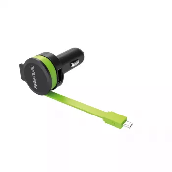 Cargador móvil RealPower 257635 Universal Negro Verde