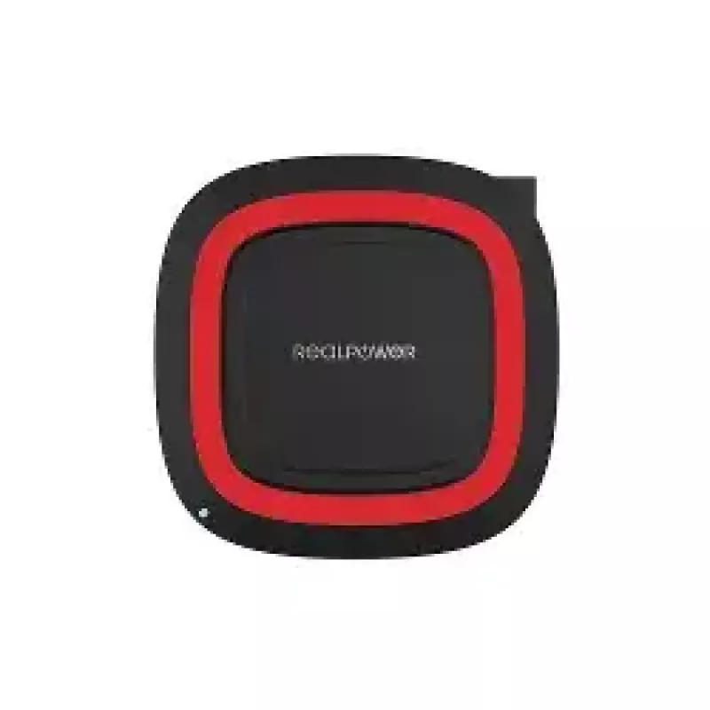 Cargador inalámbrico RealPower FreeCharge-10 Smartphone Negro Rojo