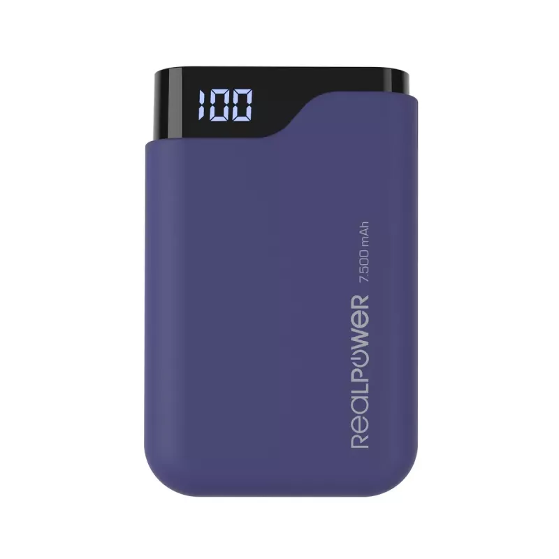 Batería portátil RealPower PB-7500C 7500 mAh