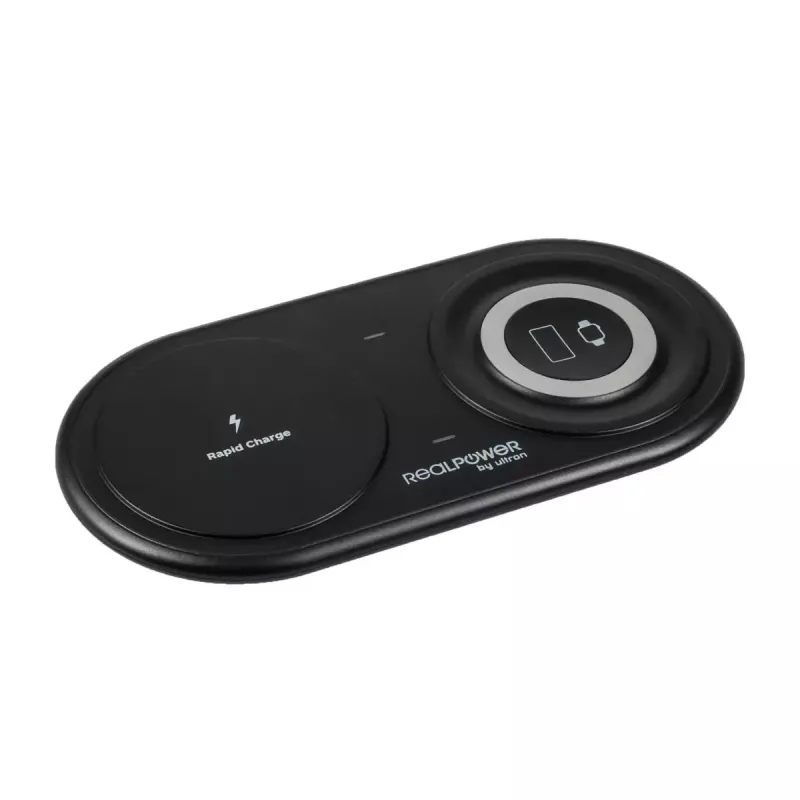 Cargador de interior RealPower ChargeAIR Duo smartphone smartwatch negro USB