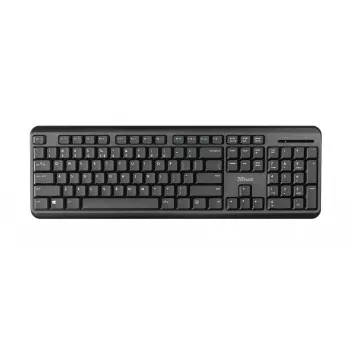Teclado Trust Ody oficina RF inalámbrico QWERTZ alemán negro