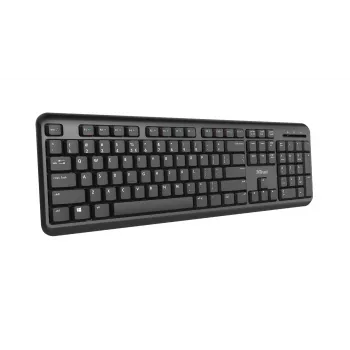 Teclado Trust Ody oficina RF inalámbrico QWERTZ alemán negro
