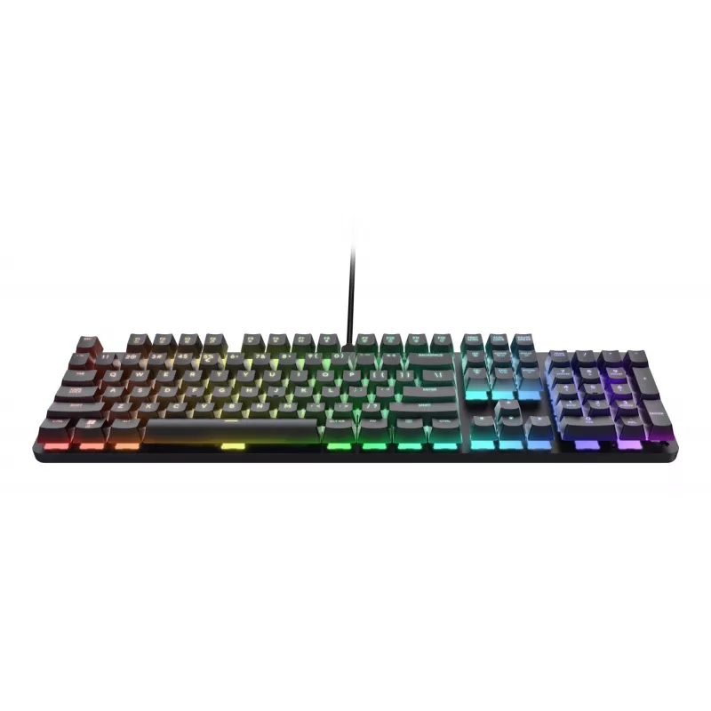 Teclado gaming Trust GXT 871 Zora mecánico USB RGB negro
