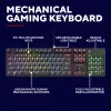 Teclado gaming Trust GXT 871 Zora mecánico USB RGB negro