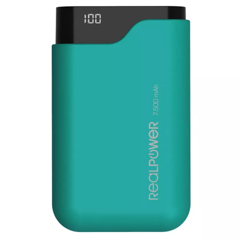 Batería portátil RealPower PB-7500C 7500 mAh