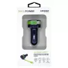 Cargador móvil RealPower 257636 universal negro verde
