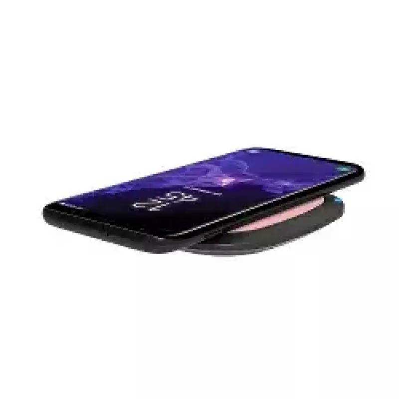 RealPower FreeCharge-10 Estación de carga inalámbrica con adaptador, negro/rosa (266105)