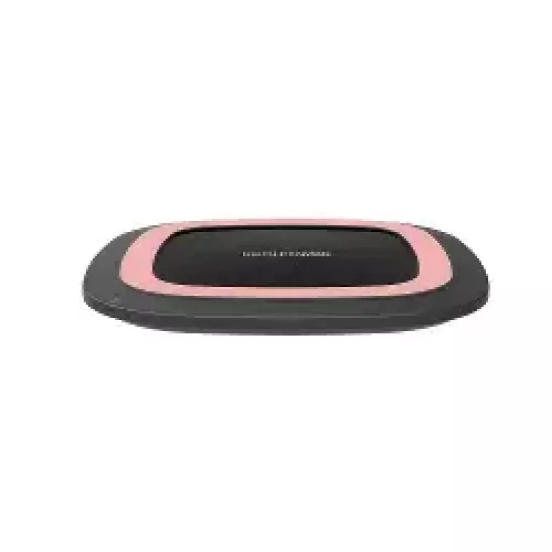 RealPower FreeCharge-10 Estación de carga inalámbrica con adaptador, negro/rosa (266105)