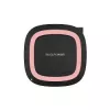 RealPower FreeCharge-10 Estación de carga inalámbrica con adaptador, negro/rosa (266105)