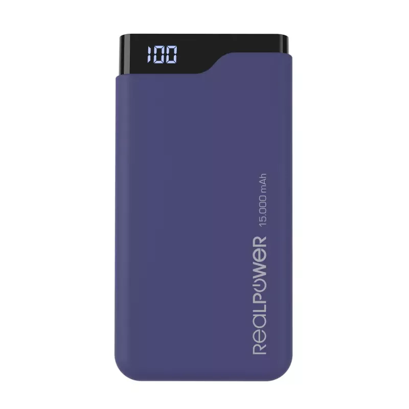 Cargador portátil RealPower PB-15000C 15000 mAh