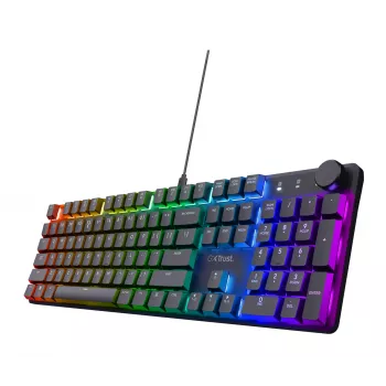 Teclado gaming Trust GXT 866 Torix mecánico USB QWERTZ negro