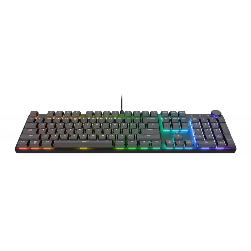 Teclado gaming Trust GXT 866 Torix mecánico USB QWERTZ negro