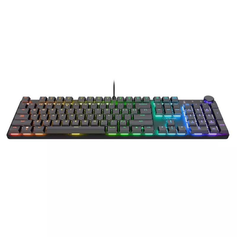 Teclado gaming Trust GXT 866 Torix mecánico USB QWERTZ negro