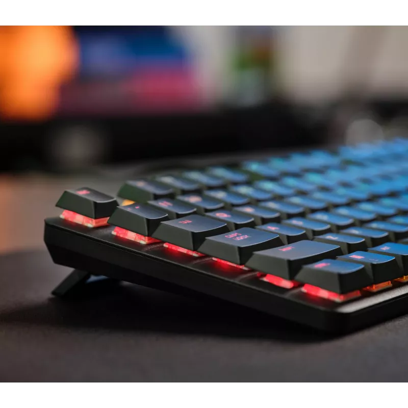 Teclado gaming Trust GXT 866 Torix mecánico USB QWERTZ negro