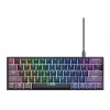 Teclado gaming Trust GXT 867 Acira USB QWERTZ alemán negro gris 60% mecánico RGB