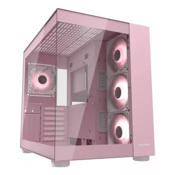 Caja de PC COUGAR Gaming FV150 RGB Torre Midi Rosa