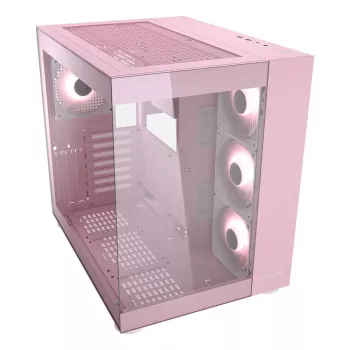 Caja de PC COUGAR Gaming FV150 RGB Torre Midi Rosa