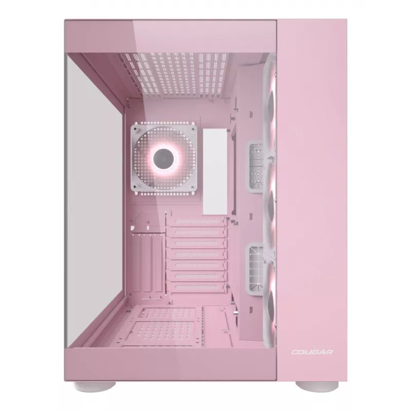 Caja de PC COUGAR Gaming FV150 RGB Torre Midi Rosa