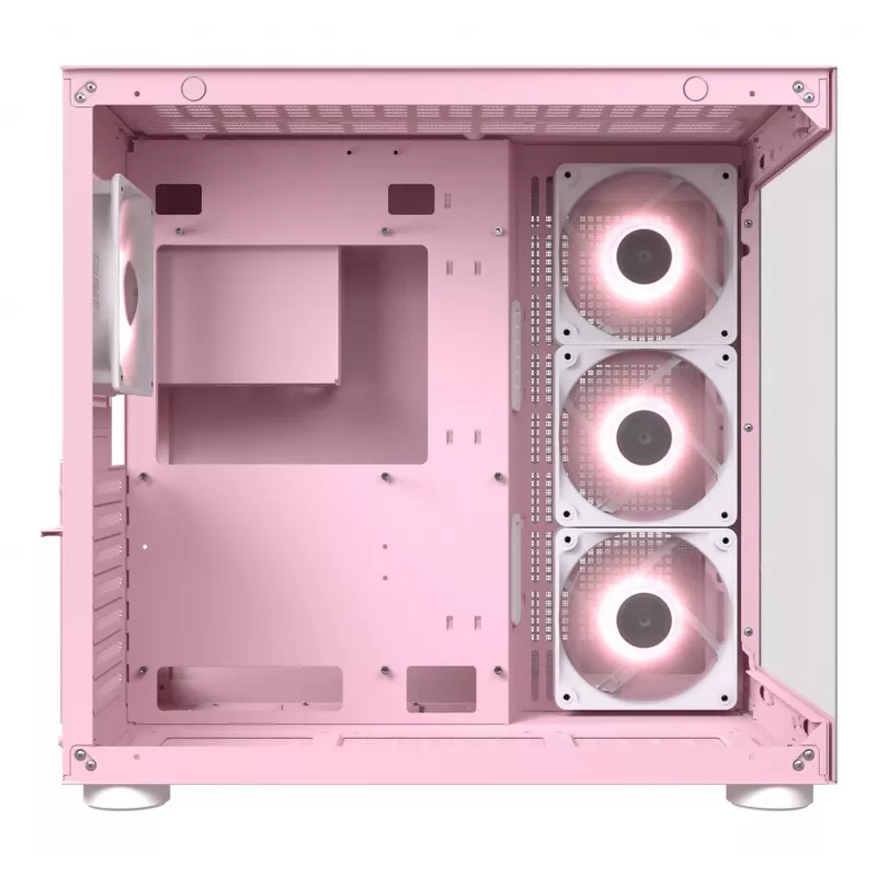 Caja de PC COUGAR Gaming FV150 RGB Torre Midi Rosa