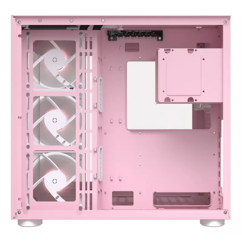 Caja de PC COUGAR Gaming FV150 RGB Torre Midi Rosa