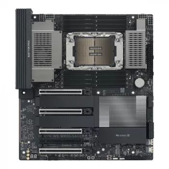 Placa base ASUS PRO WS W890-SAGE — Intel W890, LGA 4710-2, CEB, 8× DIMM, DDR5, Quad-channel, Ethernet 2.5G y 10G