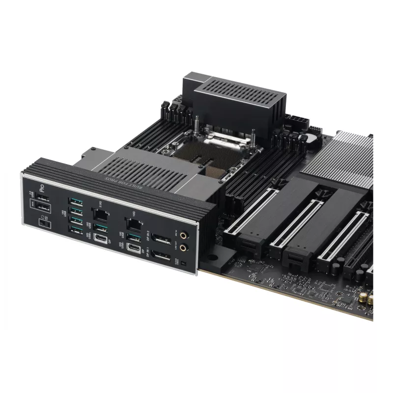 Placa base ASUS PRO WS W890-SAGE — Intel W890, LGA 4710-2, CEB, 8× DIMM, DDR5, Quad-channel, Ethernet 2.5G y 10G