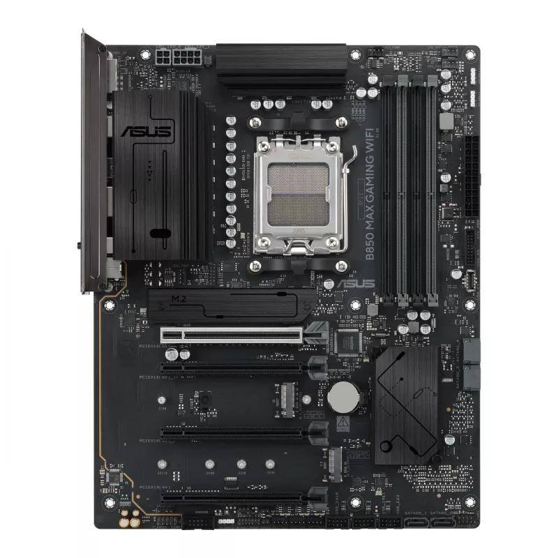 Placa base ASUS B850 MAX GAMING WIFI Socket AM5 ATX, AMD B850, DDR5, 4 DIMM, 256 GB, Wi‑Fi 6E, Ethernet 2.5Gb