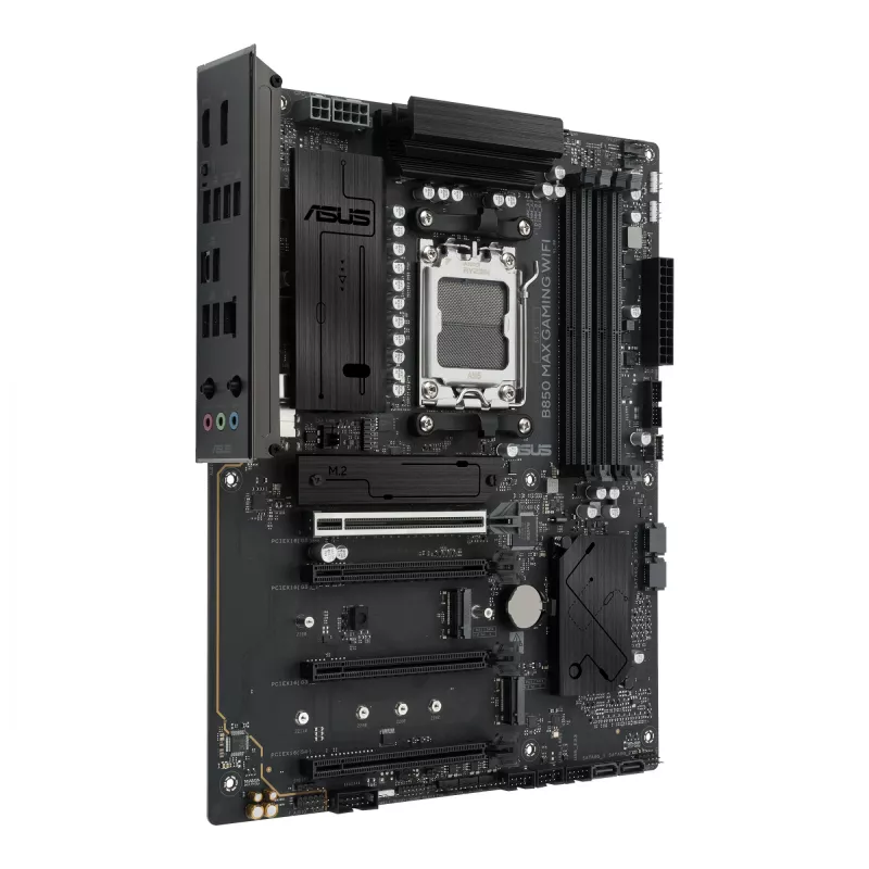 Placa base ASUS B850 MAX GAMING WIFI Socket AM5 ATX, AMD B850, DDR5, 4 DIMM, 256 GB, Wi‑Fi 6E, Ethernet 2.5Gb