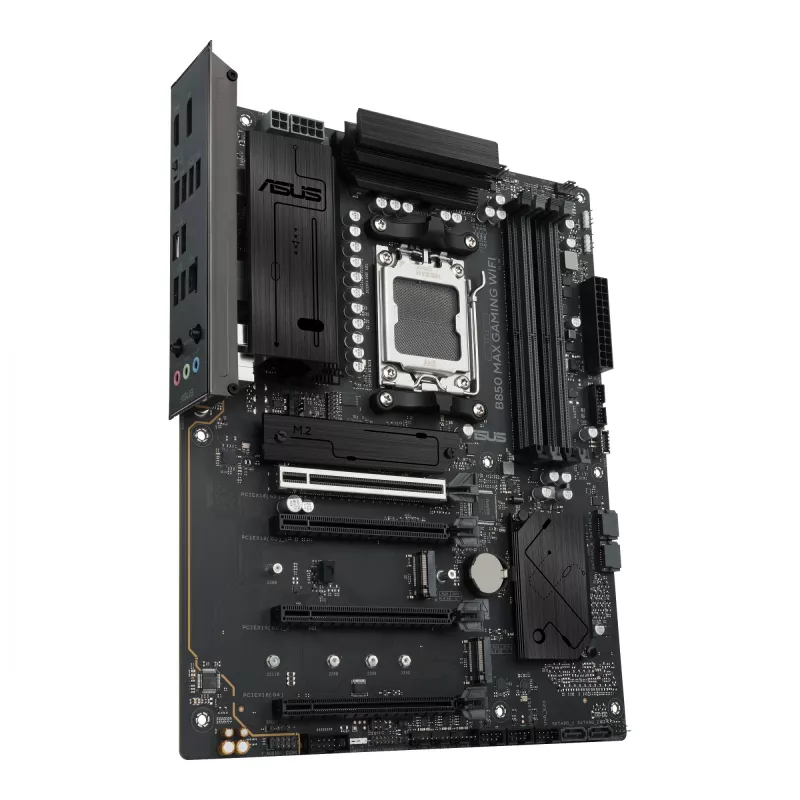 Placa base ASUS B850 MAX GAMING WIFI Socket AM5 ATX, AMD B850, DDR5, 4 DIMM, 256 GB, Wi‑Fi 6E, Ethernet 2.5Gb