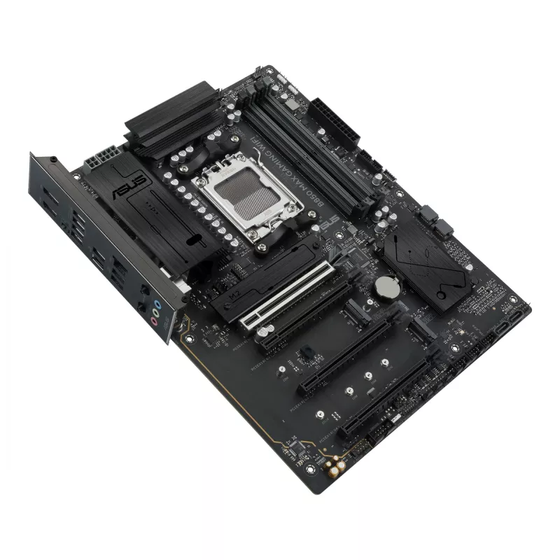 Placa base ASUS B850 MAX GAMING WIFI Socket AM5 ATX, AMD B850, DDR5, 4 DIMM, 256 GB, Wi‑Fi 6E, Ethernet 2.5Gb