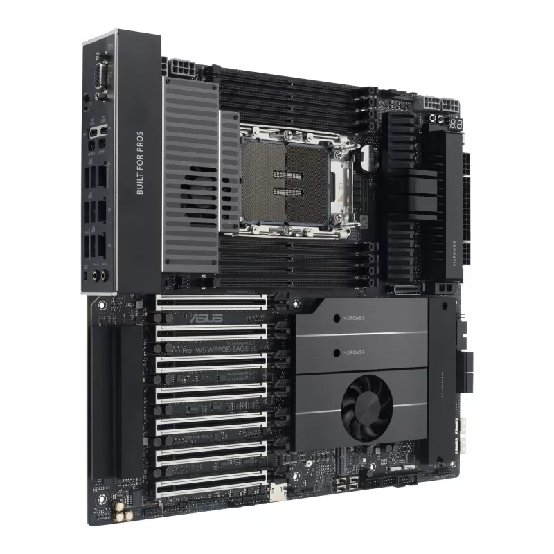 Placa base ASUS Pro WS W890E-SAGE SE — Intel W890, LGA 4710-2, EEB, 8x DIMM DDR5, Octa-Channel, 10GbE