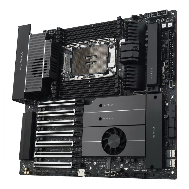 Placa base ASUS Pro WS W890E-SAGE SE — Intel W890, LGA 4710-2, EEB, 8x DIMM DDR5, Octa-Channel, 10GbE