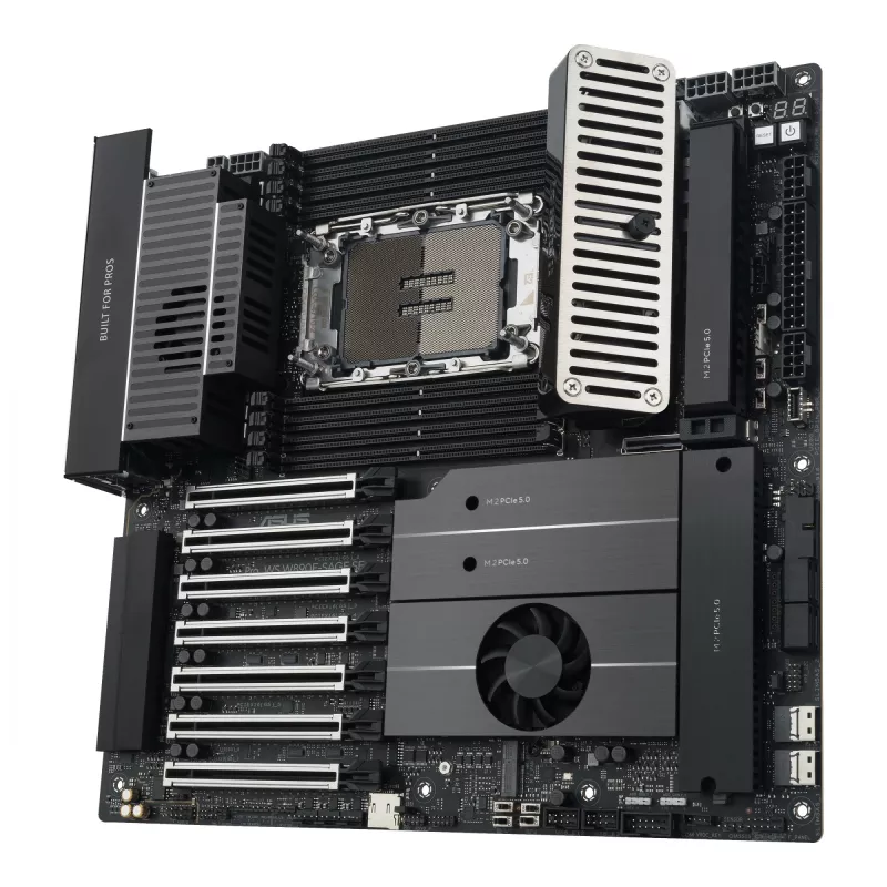 Placa base ASUS Pro WS W890E-SAGE SE — Intel W890, LGA 4710-2, EEB, 8x DIMM DDR5, Octa-Channel, 10GbE