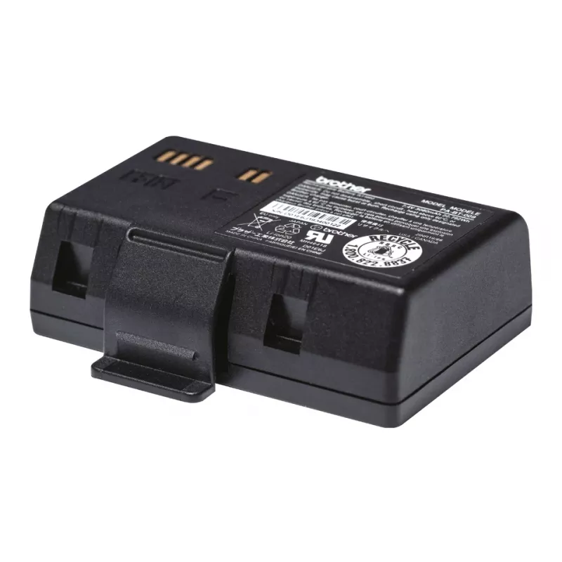 Batería para impresora de etiquetas Brother PABT009 – compatible con RJ-3035B y RJ-3055WB, 1 ud., negra