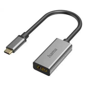 Hama 00200303 adaptador de cable USB-C HDMI gris