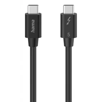 Hama Cable USB-C Thunderbolt 5 80 Gbit/s, 5 A, 240 W, 8K, 1 m