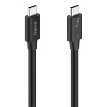 Hama Cable USB-C Thunderbolt 5 80 Gbit/s, 5 A, 240 W, 8K, 1 m